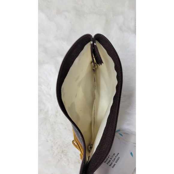 Handcrafted Fuax Leather Cow Print Coin Purse - Picture 7 of 7